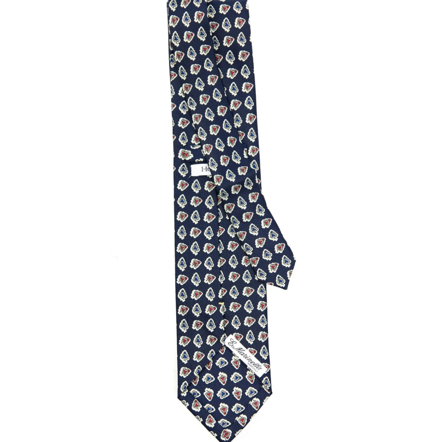 E.Marinella CRAVATTE|Cravatte Extra Long|CRAVATTA SARTORIALE EXTRA LONG IN SETA BLU SCURO Collezione heritage