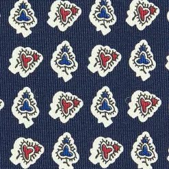 E.Marinella CRAVATTE|Cravatte Extra Long|CRAVATTA SARTORIALE EXTRA LONG IN SETA BLU SCURO Collezione heritage