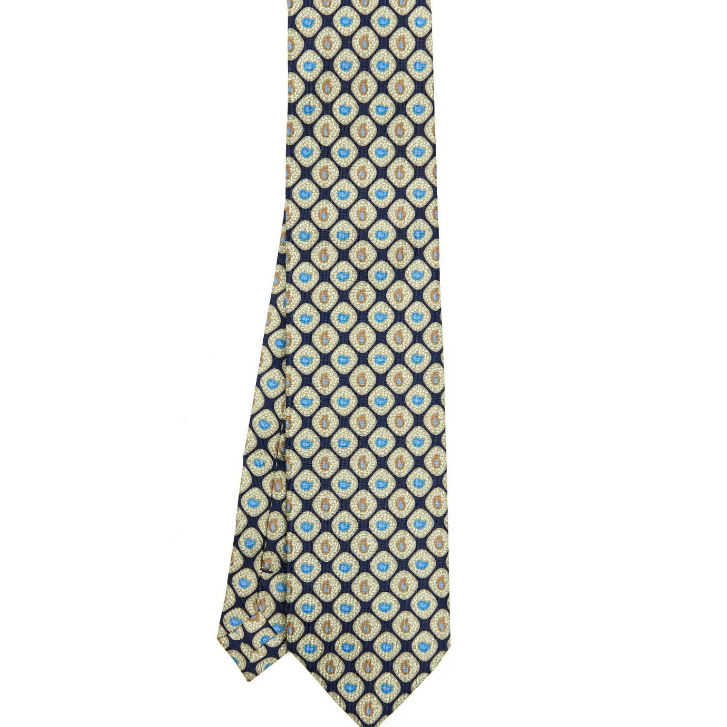 E.Marinella CRAVATTE|Cravatte Extra Long|CRAVATTA SARTORIALE EXTRA LONG IN SETA BLU SCURO Collezione heritage