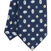 E.Marinella CRAVATTE|Cravatte Extra Long|CRAVATTA SARTORIALE EXTRA LONG IN SETA BLU SCURO Collezione heritage