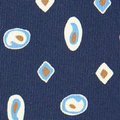 E.Marinella CRAVATTE|Cravatte Extra Long|CRAVATTA SARTORIALE EXTRA LONG IN SETA BLU SCURO Collezione heritage