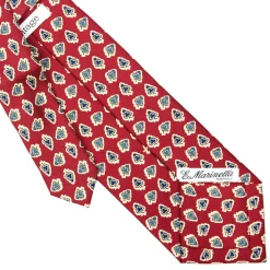 E.Marinella CRAVATTE|Cravatte Extra Long|CRAVATTA SARTORIALE EXTRA LONG IN SETA BORDEAUX Collezione heritage