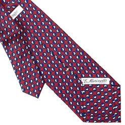 E.Marinella CRAVATTE|Cravatte Extra Long|CRAVATTA SARTORIALE EXTRA LONG IN SETA BORDEAUX Collezione heritage