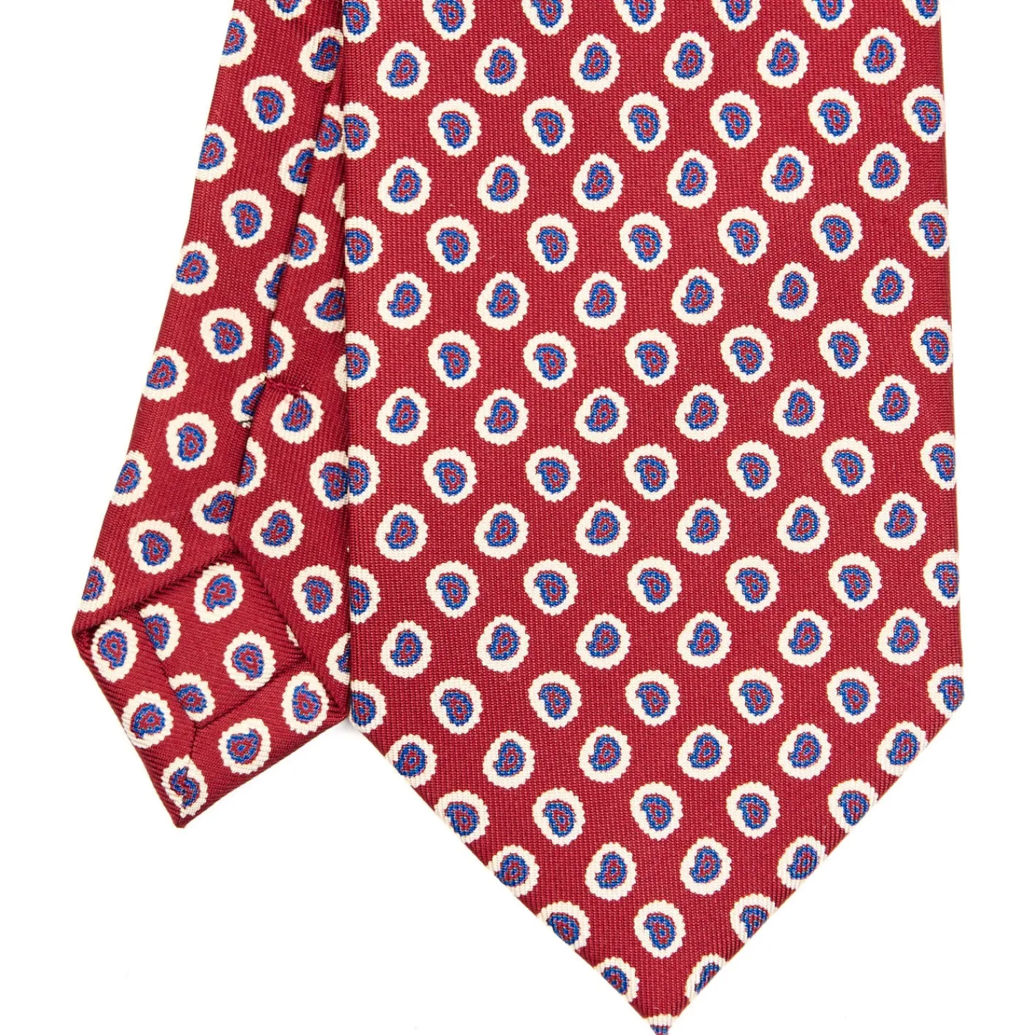 E.Marinella CRAVATTE|Cravatte Extra Long|CRAVATTA SARTORIALE EXTRA LONG IN SETA BORDEAUX Collezione heritage