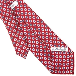E.Marinella CRAVATTE|Cravatte Extra Long|CRAVATTA SARTORIALE EXTRA LONG IN SETA BORDEAUX Collezione heritage