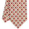 E.Marinella CRAVATTE|Cravatte Extra Long|CRAVATTA SARTORIALE EXTRA LONG IN SETA BORDEAUX Collezione heritage