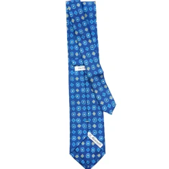 E.Marinella CRAVATTE|Cravatte Extra Long|CRAVATTA SARTORIALE EXTRA LONG IN SETA BLU Collezione heritage