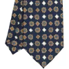 E.Marinella Cravatte Extra Long|CRAVATTE|CRAVATTA SARTORIALE EXTRA LONG IN SETA BLU SCURO Collezione heritage
