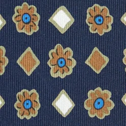 E.Marinella Cravatte Extra Long|CRAVATTE|CRAVATTA SARTORIALE EXTRA LONG IN SETA BLU SCURO Collezione heritage