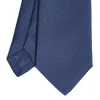 E.Marinella CRAVATTE|Cravatte In Seta Jacquard|CRAVATTA SARTORIALE IN SETA JACQUARD BLU Tinta unita