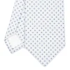 E.Marinella CRAVATTE|Cravatte In Seta Jacquard|CRAVATTA SARTORIALE IN SETA JACQUARD BIANCA Microfantasia fiore