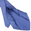 E.Marinella CRAVATTE|Cravatte 9 Pieghe|CRAVATTA SARTORIALE 9 PIEGHE IN SETA AZZURRO POLVERE Microfantasia fiore