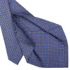E.Marinella CRAVATTE|Cravatte 5 Pieghe|CRAVATTA SARTORIALE 5 PIEGHE IN SETA AZZURRO POLVERE Microfantasia fiore