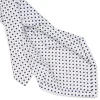 E.Marinella CRAVATTE|Cravatte 5 Pieghe|CRAVATTA SARTORIALE 5 PIEGHE IN SETA BIANCA Microfantasia fiore