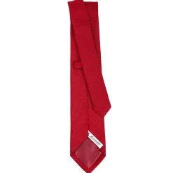 E.Marinella CRAVATTE|Cravatte In Garza E Tricot|CRAVATTA SARTORIALE ROSSA In garza di seta