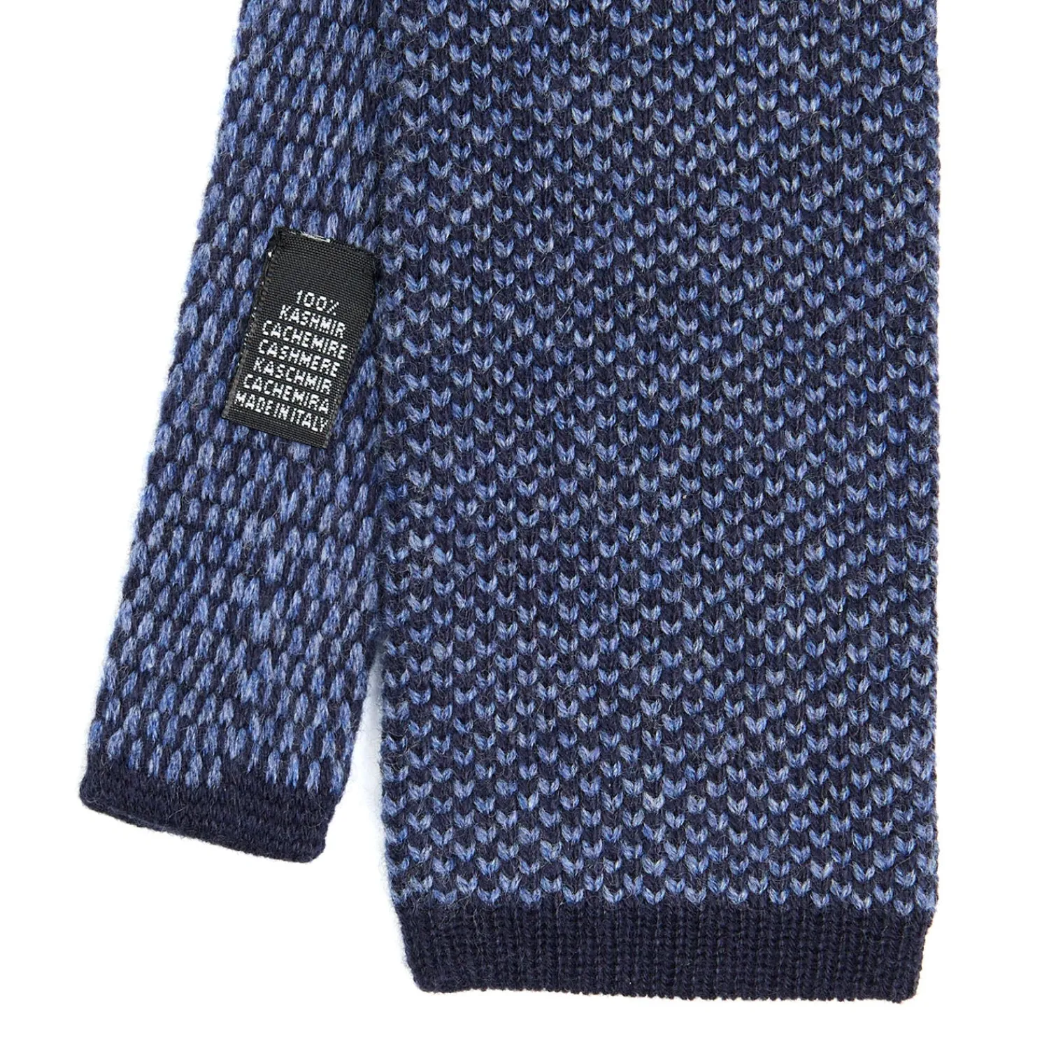 E.Marinella CRAVATTE|Cravatte In Lana E Cashmere|CRAVATTA TRICOT IN CASHMERE BLU SCURO Tinta unita