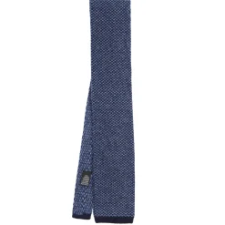 E.Marinella CRAVATTE|Cravatte In Lana E Cashmere|CRAVATTA TRICOT IN CASHMERE BLU SCURO Tinta unita