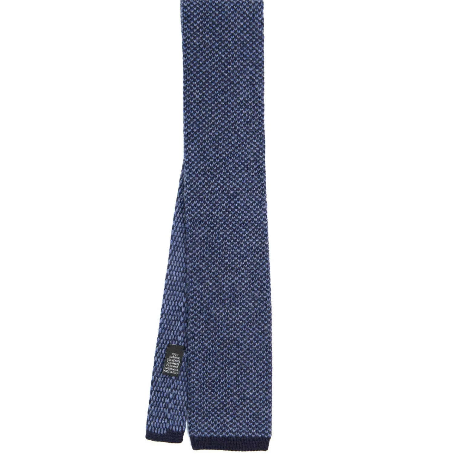E.Marinella CRAVATTE|Cravatte In Lana E Cashmere|CRAVATTA TRICOT IN CASHMERE BLU SCURO Tinta unita