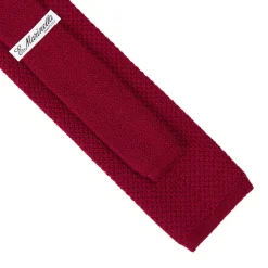 E.Marinella CRAVATTE|Cravatte In Lana E Cashmere|CRAVATTA TRICOT IN CASHMERE BORDEAUX Tinta unita