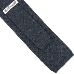 E.Marinella CRAVATTE|Cravatte In Lana E Cashmere|CRAVATTA TRICOT IN CASHMERE GRIGIO SCURO Tinta unita