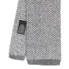 E.Marinella CRAVATTE|Cravatte In Lana E Cashmere|CRAVATTA TRICOT IN CASHMERE GRIGIO CHIARO Tinta unita