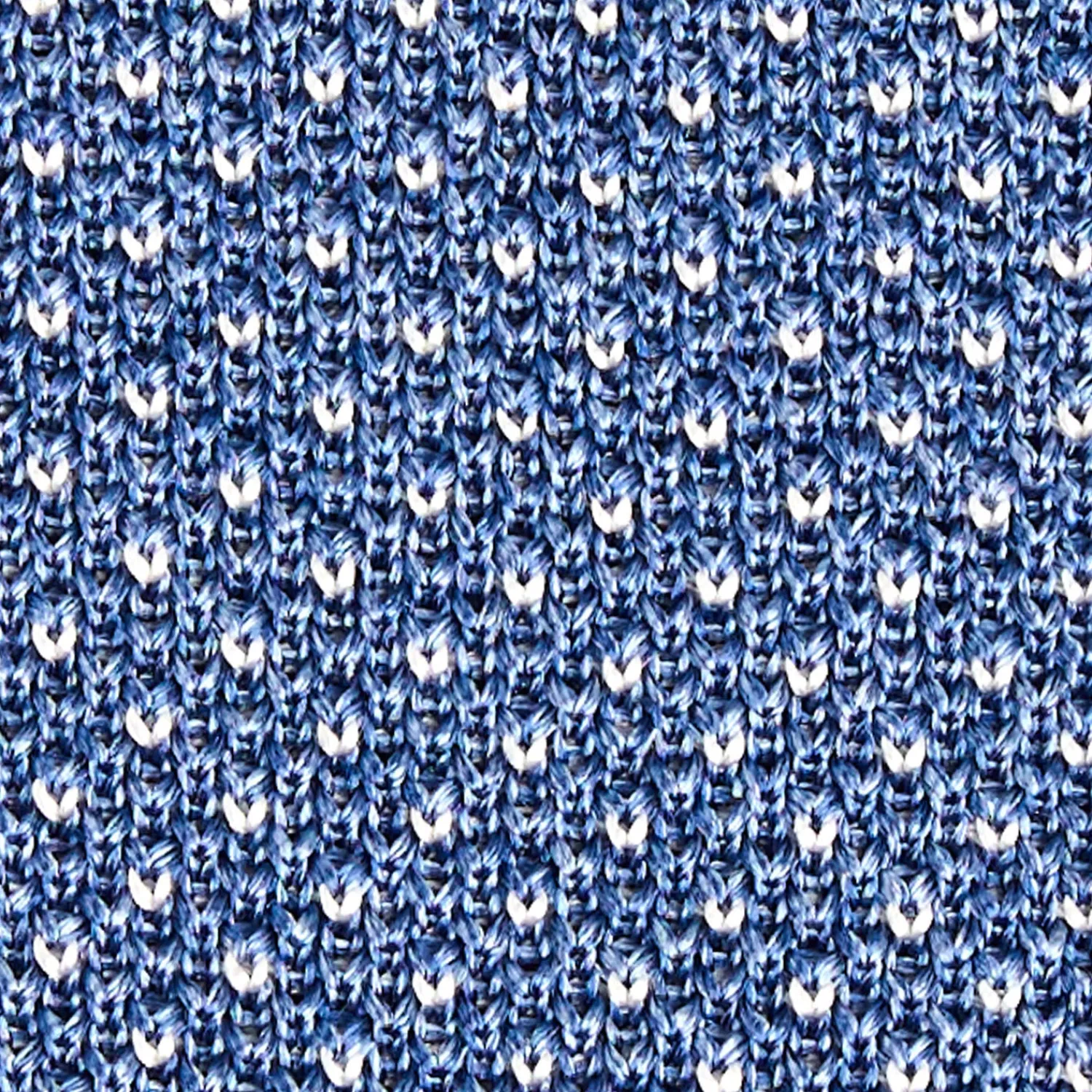E.Marinella CRAVATTE|Cravatte In Garza E Tricot|CRAVATTA TRICOT IN SETA AZZURRO POLVERE Microfantasia geometrica