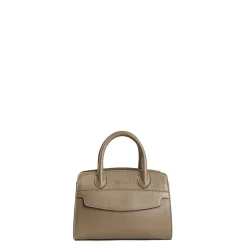 E.Marinella Mini Bag|DAY BAG MINI TORTORA In pelle martellata