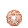 E.Marinella Fasce Ed Elastici Per Capelli|ELASTICO PER CAPELLI IN SETA ARANCIONE Lucky elephant