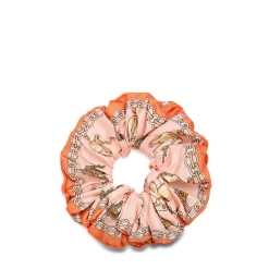 E.Marinella Fasce Ed Elastici Per Capelli|ELASTICO PER CAPELLI IN SETA ARANCIONE Lucky elephant