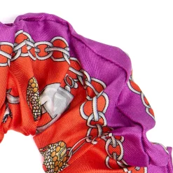 E.Marinella Fasce Ed Elastici Per Capelli|ELASTICO PER CAPELLI IN SETA FUCSIA Lucky elephant