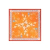 E.Marinella FOULARD|FOULARD ARANCIONE IN SETA E ORANGE FIBER Collezione orange fiber