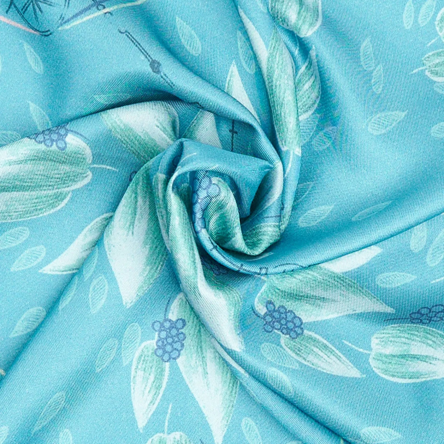 E.Marinella FOULARD|FOULARD BLU IN SETA E ORANGE FIBER Collezione orange fiber
