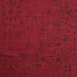 E.Marinella Sciarpe Invernali|FOULARD IN LANA, CASHMERE E SETA 65 BORDEAUX Paisley