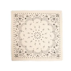 E.Marinella Sciarpe Invernali|FOULARD IN LANA, CASHMERE E SETA 65 BIANCA Paisley