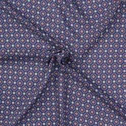 E.Marinella Sciarpe Invernali|FOULARD IN LANA, CASHMERE E SETA 65 BLU SCURO Archivio inspiration 1939