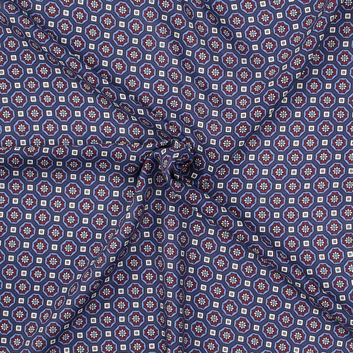 E.Marinella Sciarpe Invernali|FOULARD IN LANA, CASHMERE E SETA 65 BLU SCURO Archivio inspiration 1939