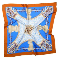 E.Marinella FOULARD|FOULARD IN SETA 90 ARANCIONE Divinita’