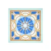 E.Marinella FOULARD|FOULARD IN SETA 90 AZZURRO Il chiostro di santa chiara