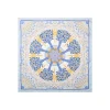 E.Marinella FOULARD|FOULARD IN SETA 90 AZZURRO Mosaico
