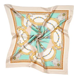 E.Marinella FOULARD|FOULARD IN SETA 90 BEIGE Il chiostro di santa chiara