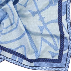 E.Marinella FOULARD|FOULARD IN SETA 90 BLU Archivio inspiration 1961