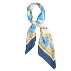 E.Marinella FOULARD|FOULARD IN SETA 90 BLU Chiostro di santa chiara