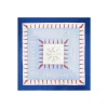 E.Marinella FOULARD|FOULARD IN SETA 90 BLU Pulcinella portafortuna