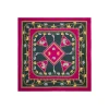 E.Marinella FOULARD|FOULARD IN SETA 90 FUCSIA Elefanti portafortuna