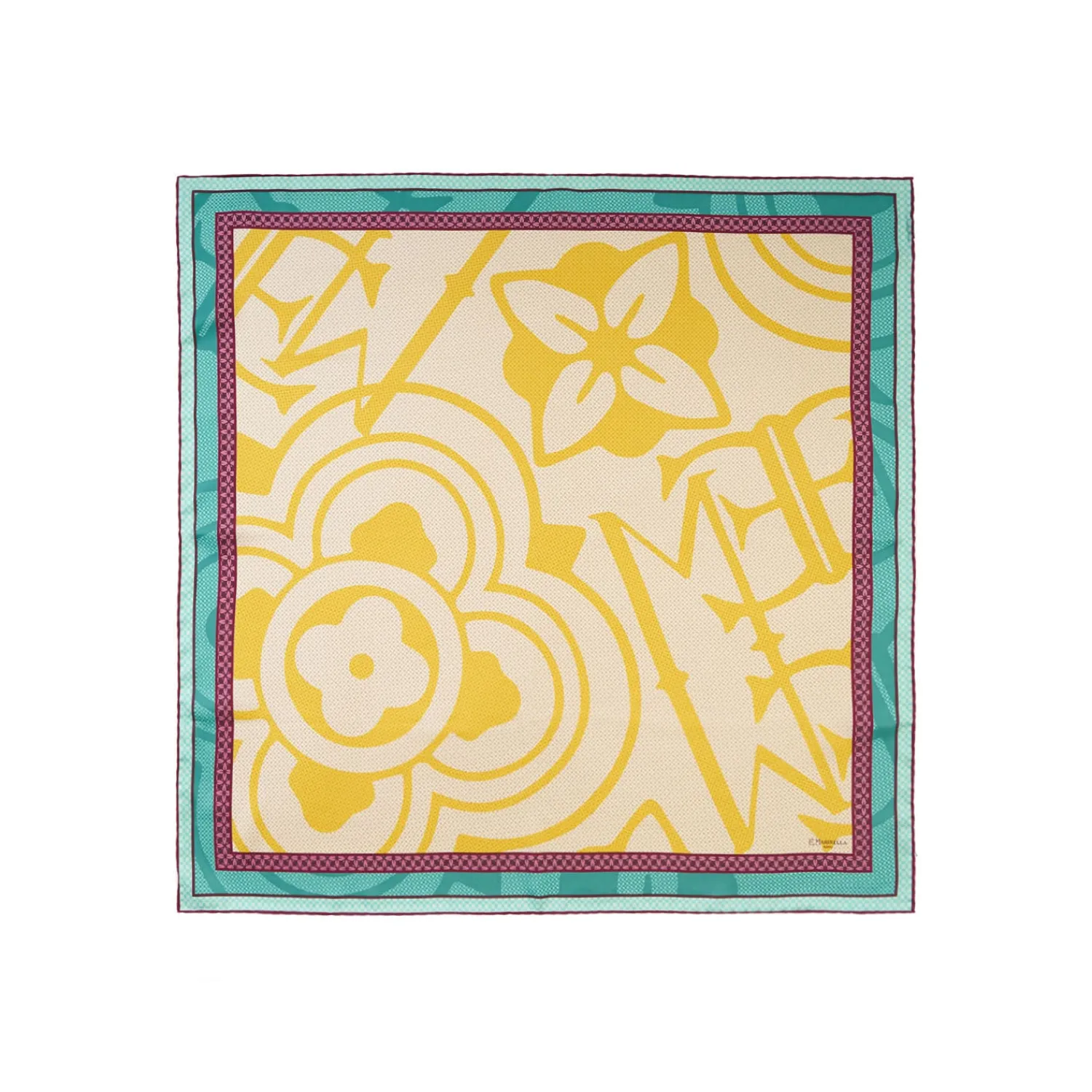 E.Marinella FOULARD|FOULARD IN SETA 90 GIALLO Archivio ispiration 1961