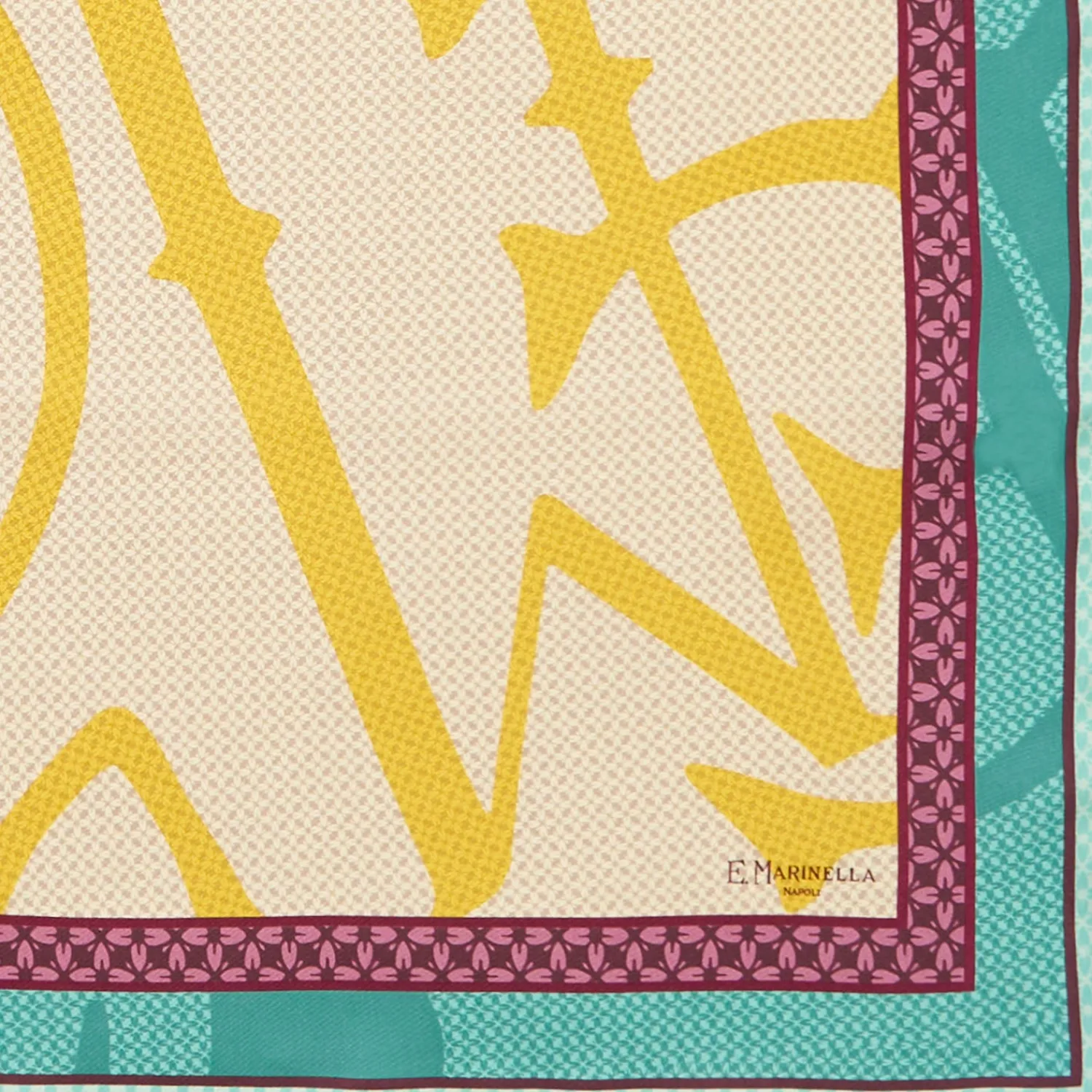 E.Marinella FOULARD|FOULARD IN SETA 90 GIALLO Archivio ispiration 1961