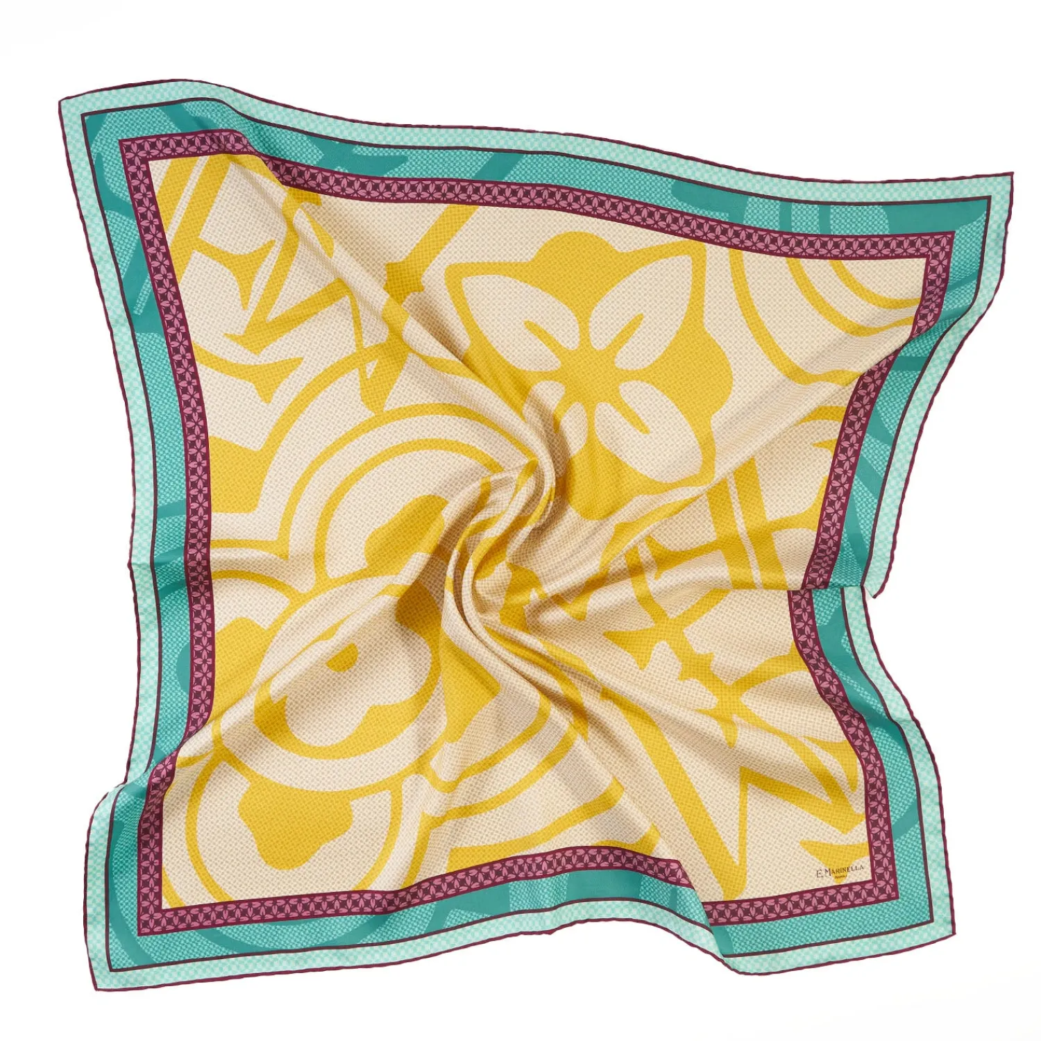 E.Marinella FOULARD|FOULARD IN SETA 90 GIALLO Archivio ispiration 1961