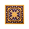 E.Marinella FOULARD|FOULARD IN SETA 90 GIALLO Elefanti portafortuna