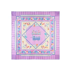 E.Marinella FOULARD|FOULARD IN SETA 90 LILLA La gelateria