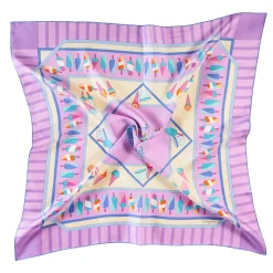 E.Marinella FOULARD|FOULARD IN SETA 90 LILLA La gelateria